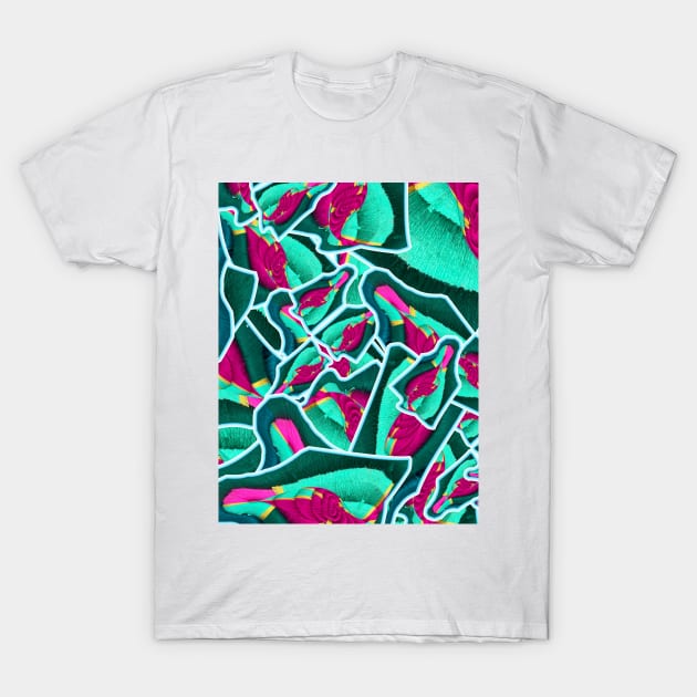 All eyes on you abstract colorful design T-Shirt by POPPIN UP 